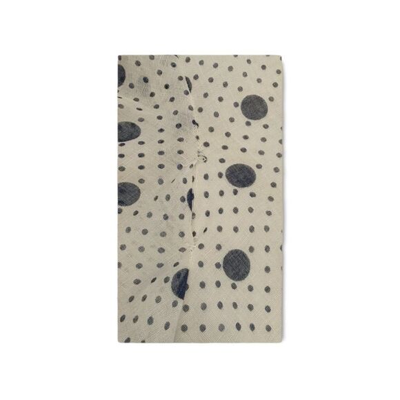 R&D ORIGINAL Women's Vintage Sheer Two Tone Polka Dot Dress. Size S. - Picture 9 of 11